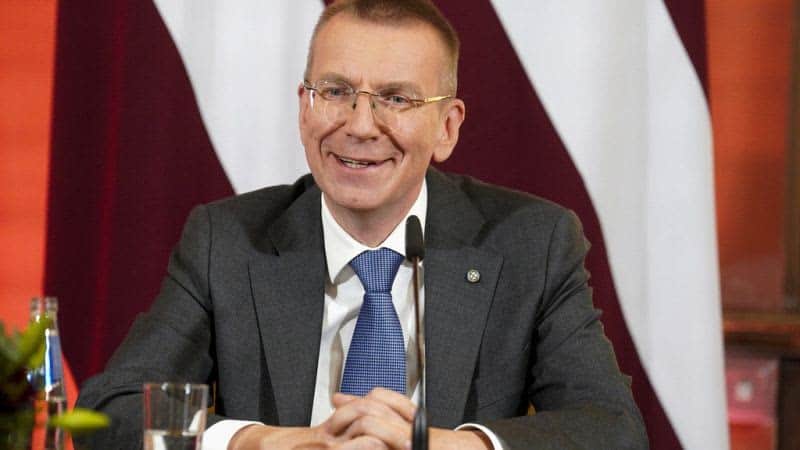 Rinkevics sworn in as Latvian president, first gay EU head of state 43 685231 origin 1