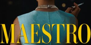 Maestro. (L to R) Carey Mulligan as Felicia Montealegre and Bradley Cooper as Leonard Bernstein (Director/Writer) in Maestro. Cr. Jason McDonald/Netflix © 2023.