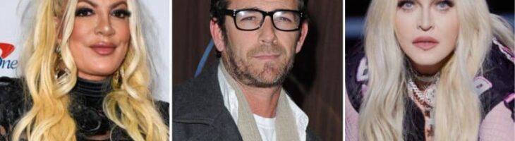 Tori Spelling Spills on ‘Unforgettable’ Moment When ‘90210’ Costar Luke Perry Revealed He Was Dating Madonna